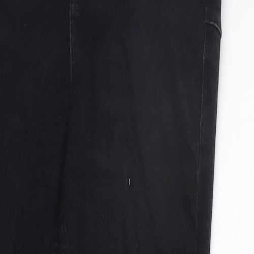 New Look Womens Black   Straight Jeans Size 8 L24 in