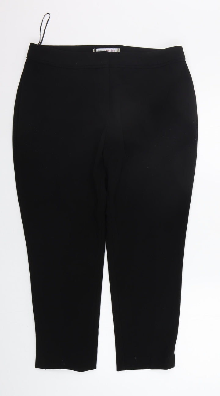 Debenhams Womens Black   Trousers  Size 14 L23 in