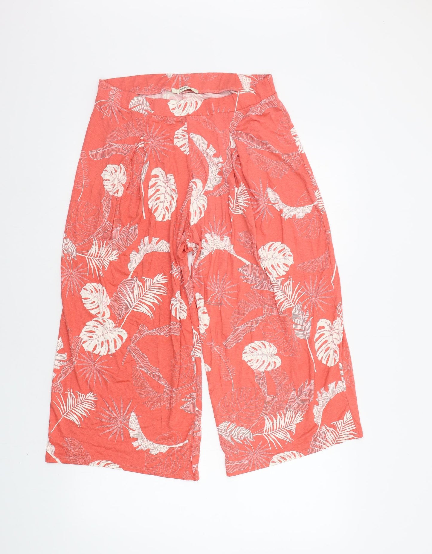 George Womens Orange Geometric  Trousers  Size 14 L20 in