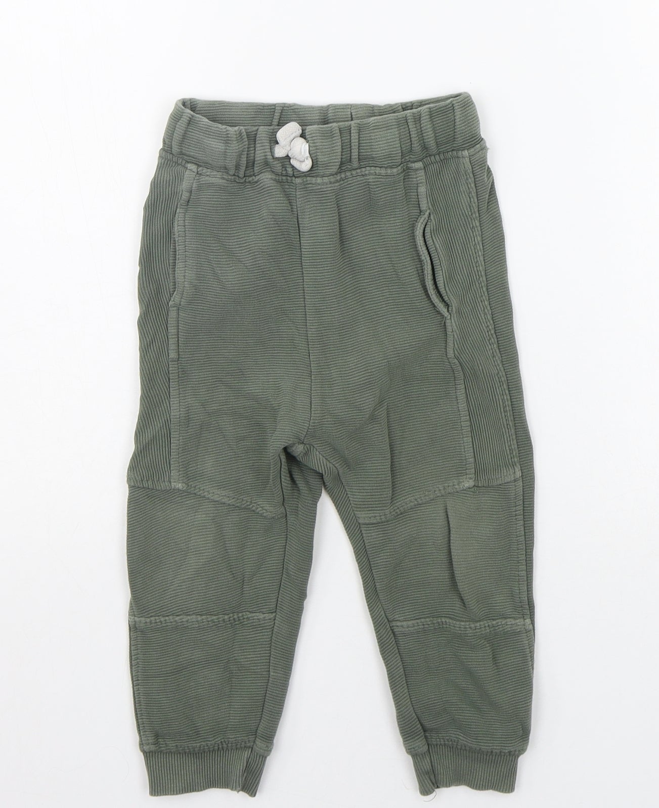 Zara Boys Green   Jogger Trousers Size 2-3 Years