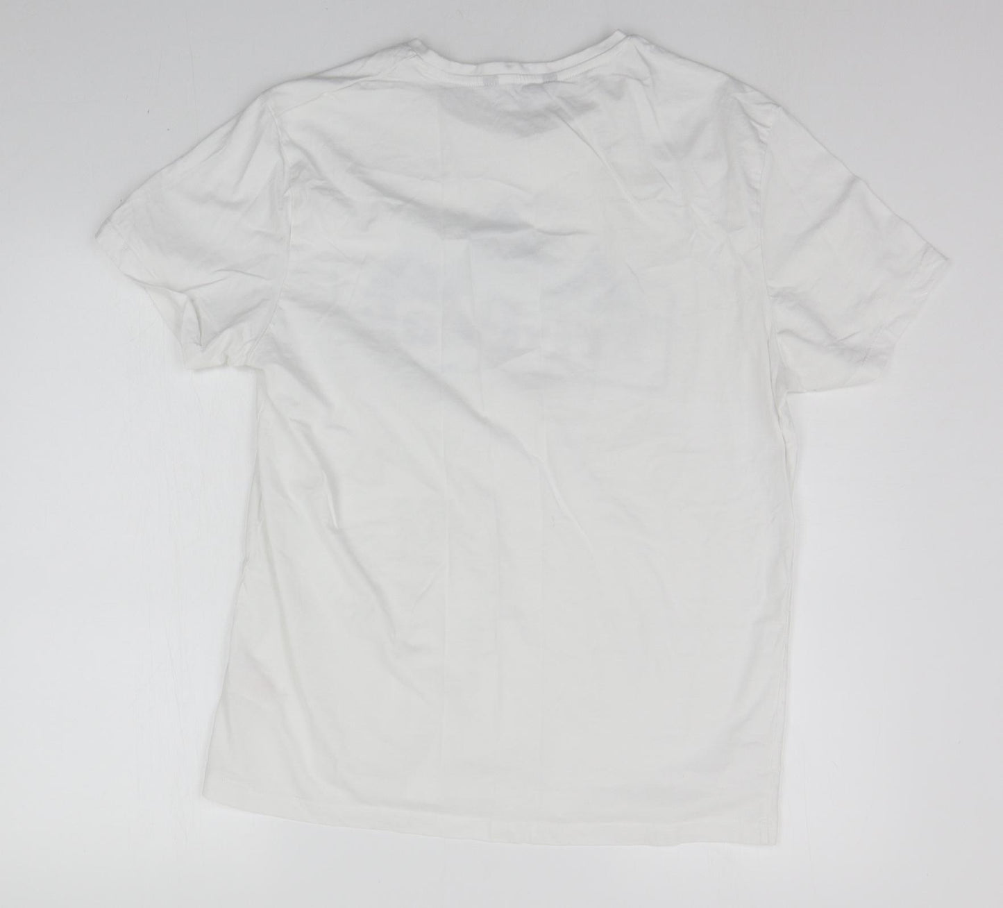 Peacocks Mens White    T-Shirt Size L