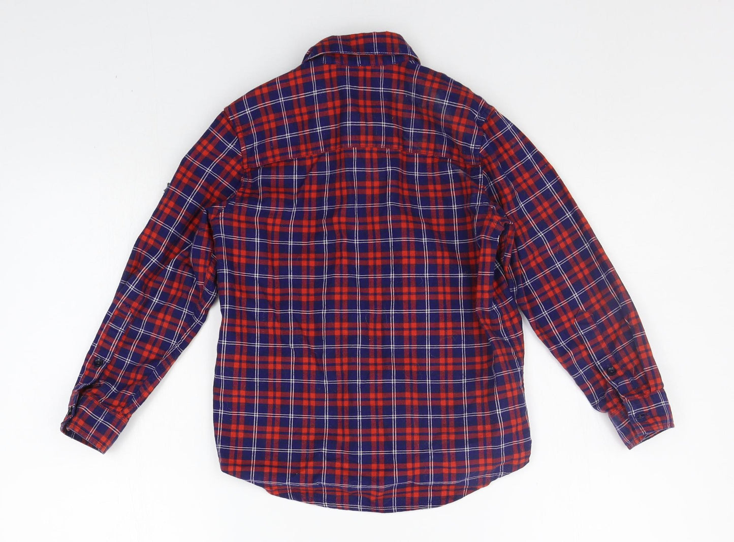 NEXT Boys Blue Check  Basic Button-Up Size 6 Years