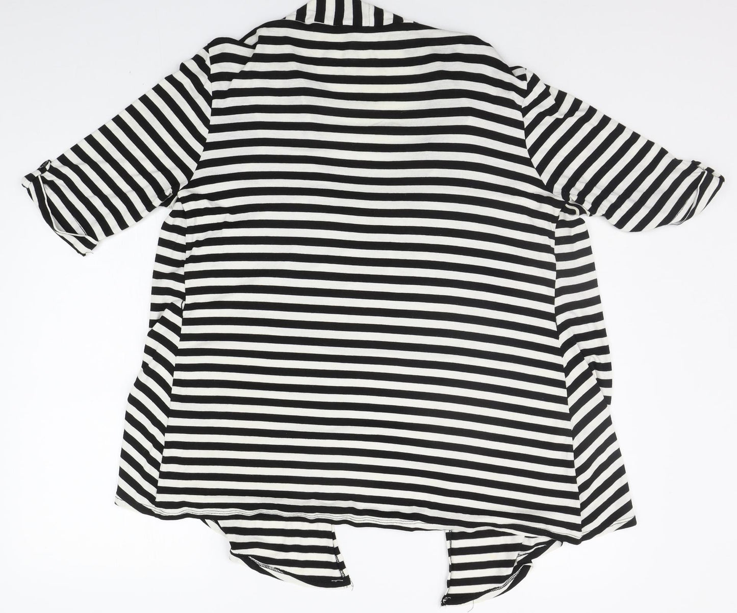 George Womens Black Striped  Pullover Jumper Size 14