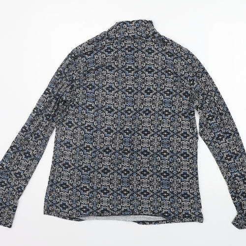 George Womens Grey Geometric  Pullover Jumper Size 16