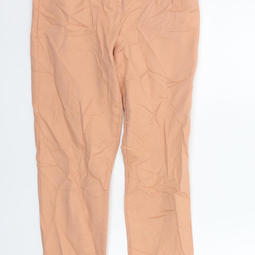 Topshop Womens Orange   Trousers  Size 8 L26 in