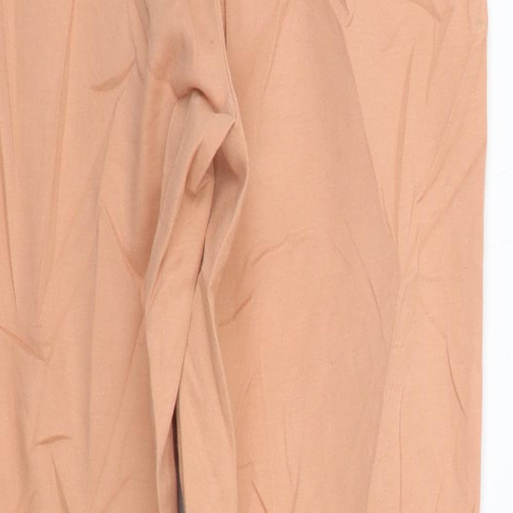Topshop Womens Orange   Trousers  Size 8 L26 in