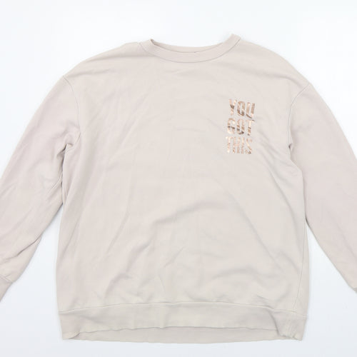 George Womens Beige   Pullover Jumper Size L