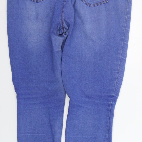 /DENIEM Womens Blue   Straight Jeans Size 12 L25 in