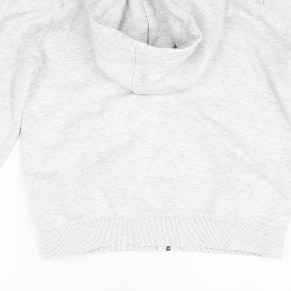 soulcat Womens Grey   Full Zip Hoodie Size 12