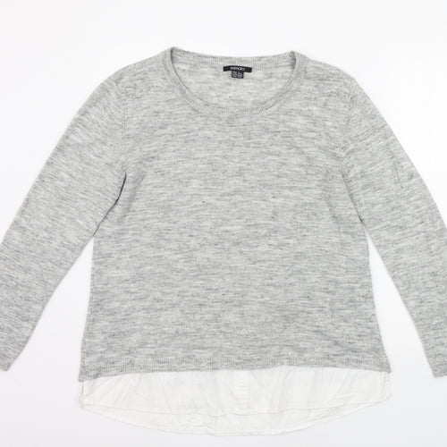 ESMARA Womens Grey   Pullover Jumper Size L