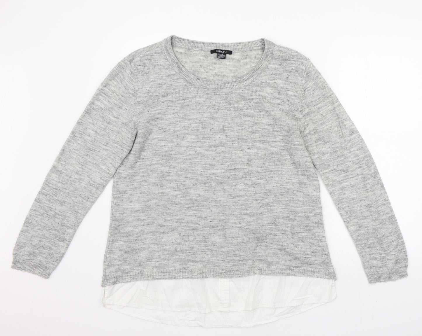 ESMARA Womens Grey   Pullover Jumper Size L
