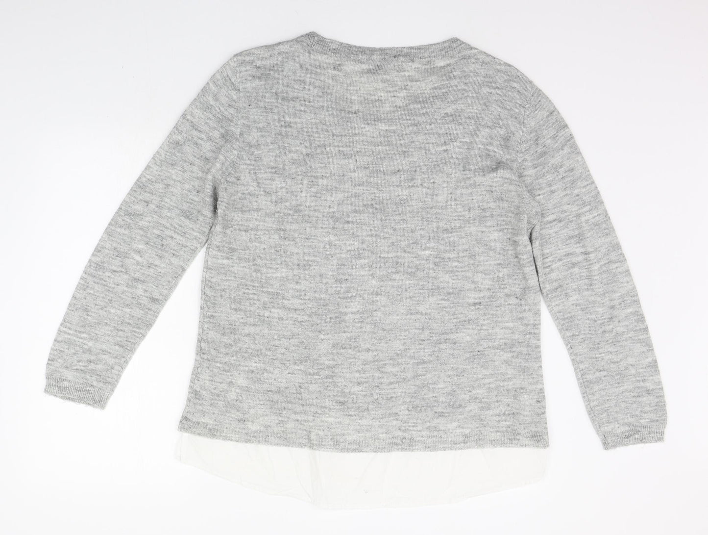 ESMARA Womens Grey   Pullover Jumper Size L