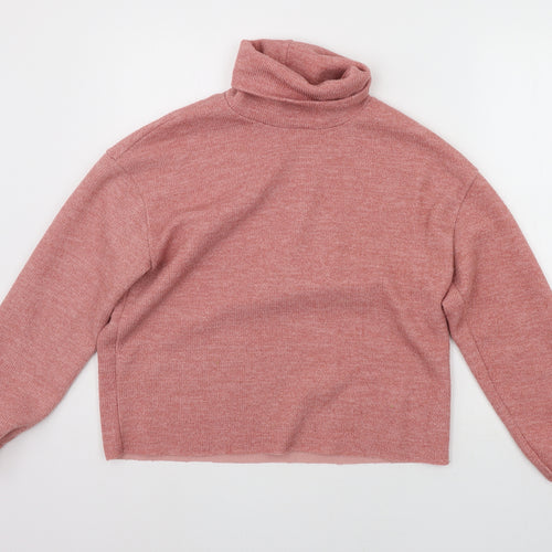 SheIn Womens Orange   Pullover Jumper Size M