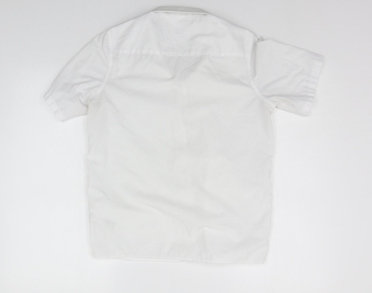 Marks and Spencer Boys White   Basic Button-Up Size 12-13 Years