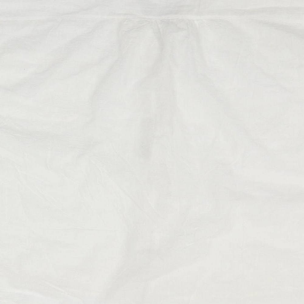 Celmia Womens White   Basic Button-Up Size 3XL