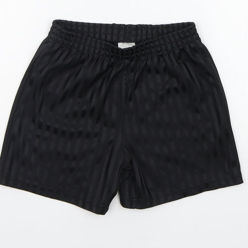 George Boys Black   Sweat Shorts Size 6-7 Years