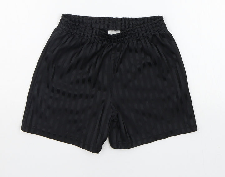George Boys Black Sweat Shorts Size 6-7 Years
