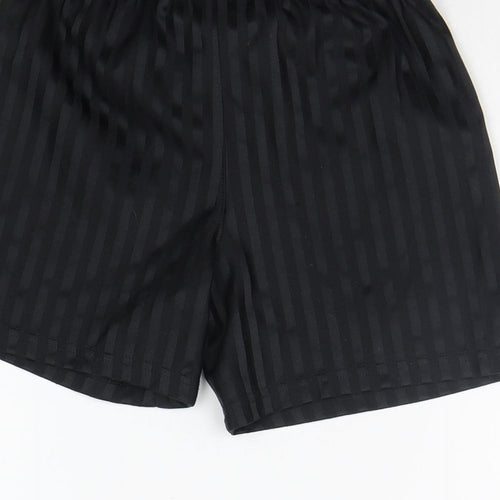 George Boys Black   Sweat Shorts Size 6-7 Years