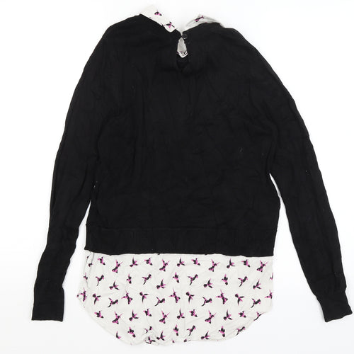 Oasis Womens Black   Pullover Jumper Size S