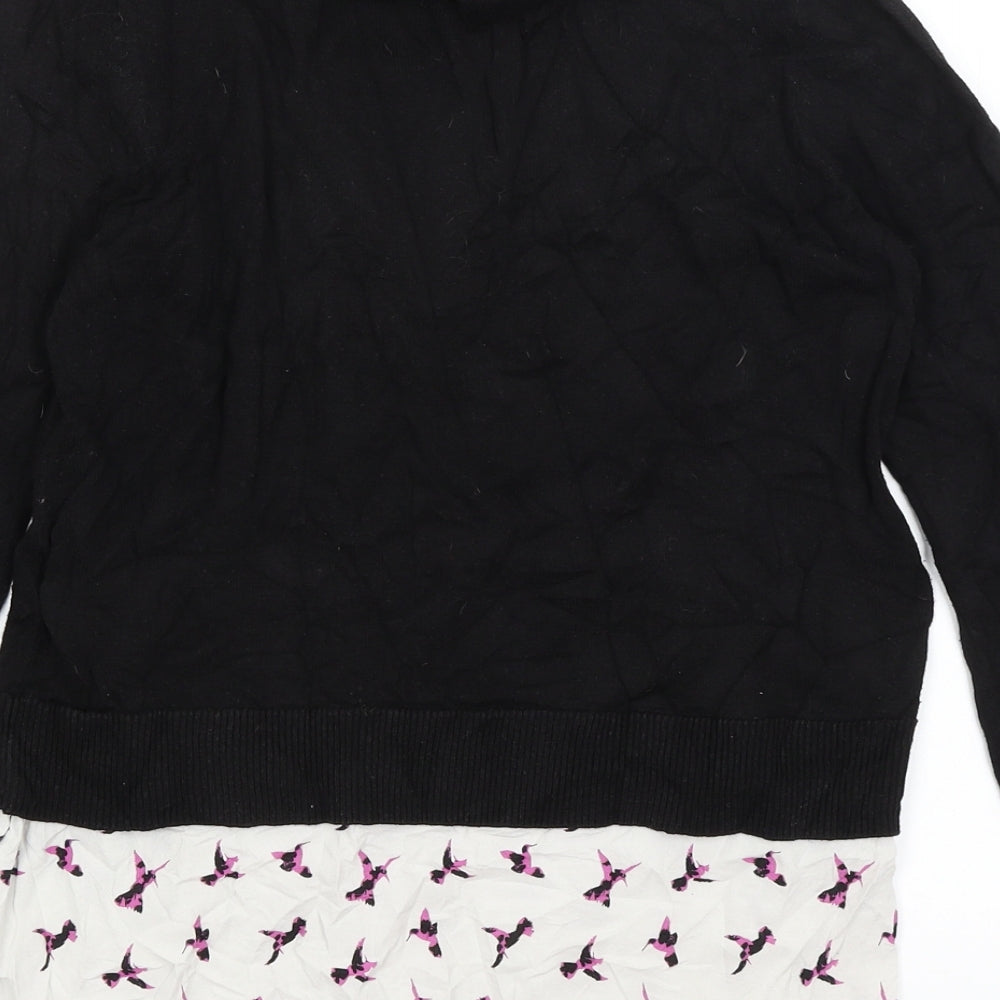 Oasis Womens Black   Pullover Jumper Size S