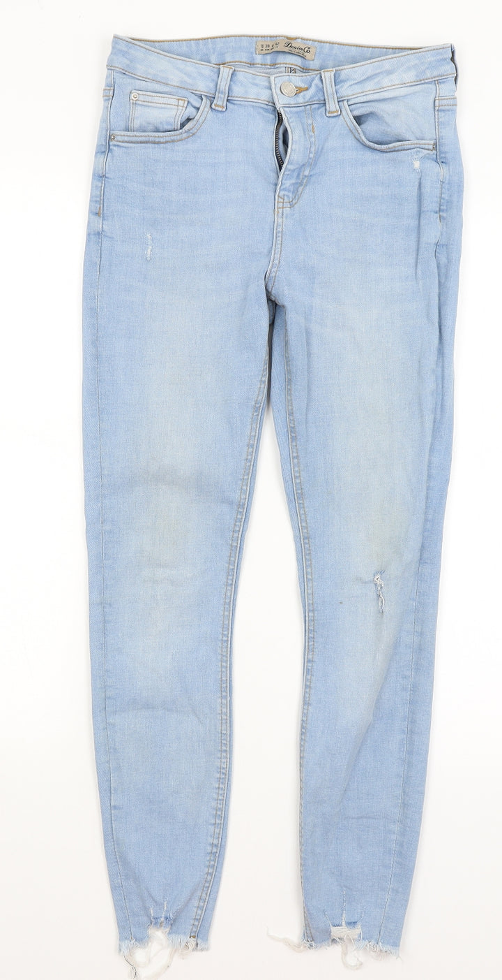 Denim Co Womens Blue Skinny Jeans Size 10 L27 in