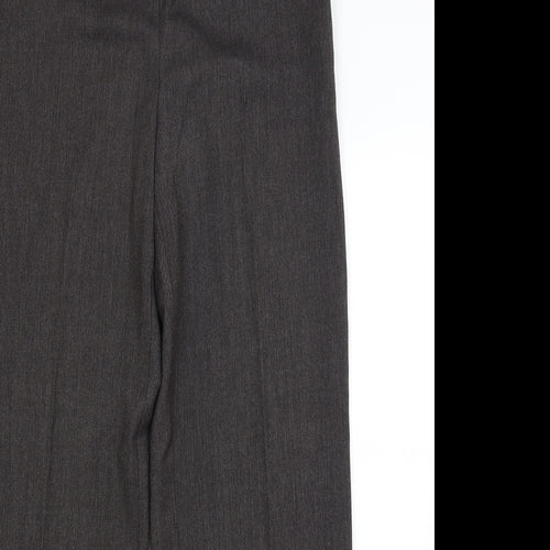 M&S Womens Grey   Dress Pants Trousers Size 12 L30 in