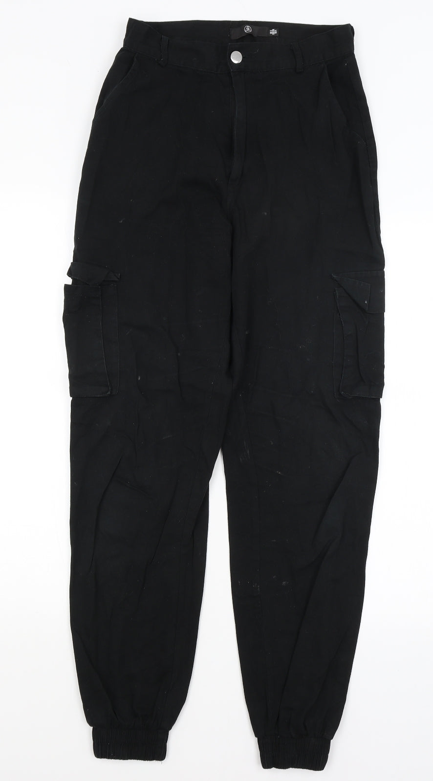 Missguided Womens Black   Cargo Trousers Size 8 L29 in