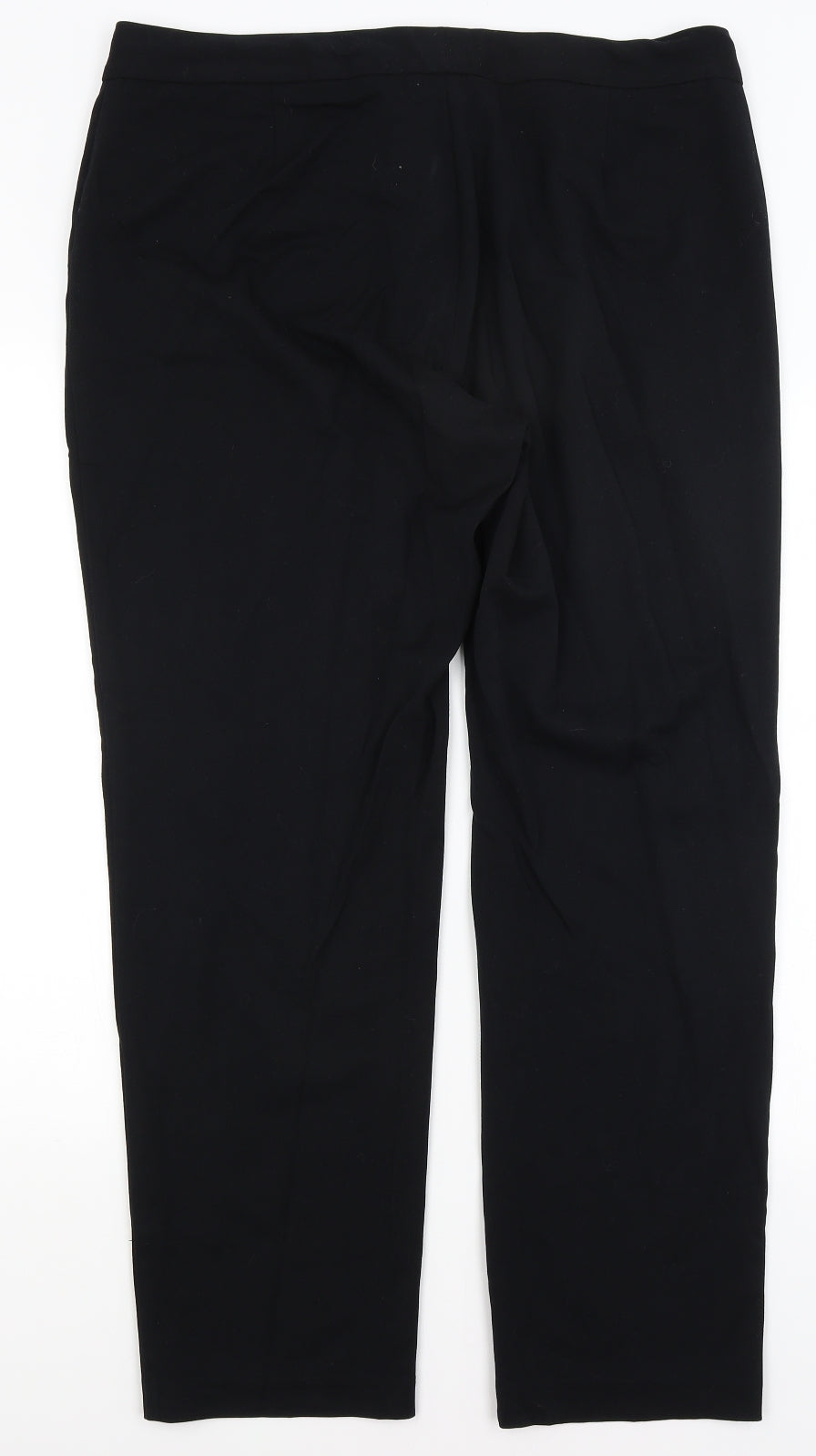 M&S Womens Black   Trousers  Size 16 L30 in