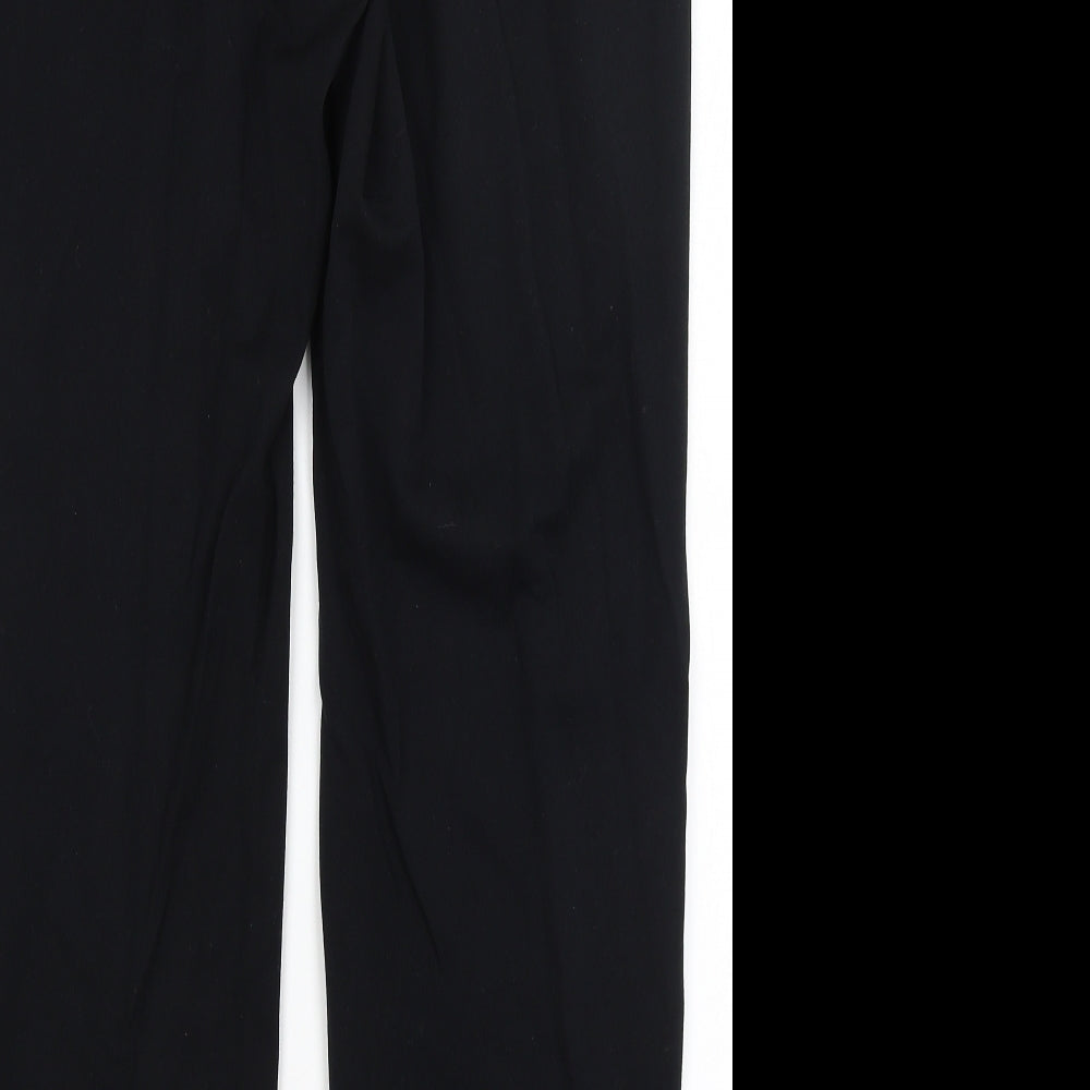 M&S Womens Black   Trousers  Size 16 L30 in