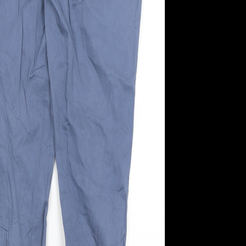 Fresh Made Womens Blue   Chino Trousers Size L L29 in