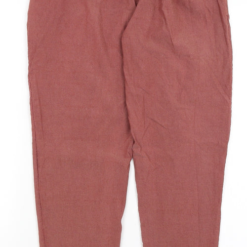 Preworn Womens Red   Trousers  Size 10 L27 in