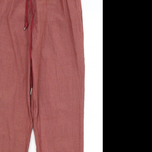 Preworn Womens Red   Trousers  Size 10 L27 in