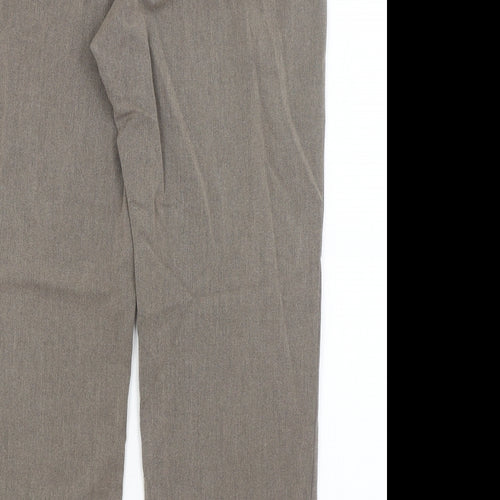M&S Womens Brown   Trousers  Size 16 L27.5 in