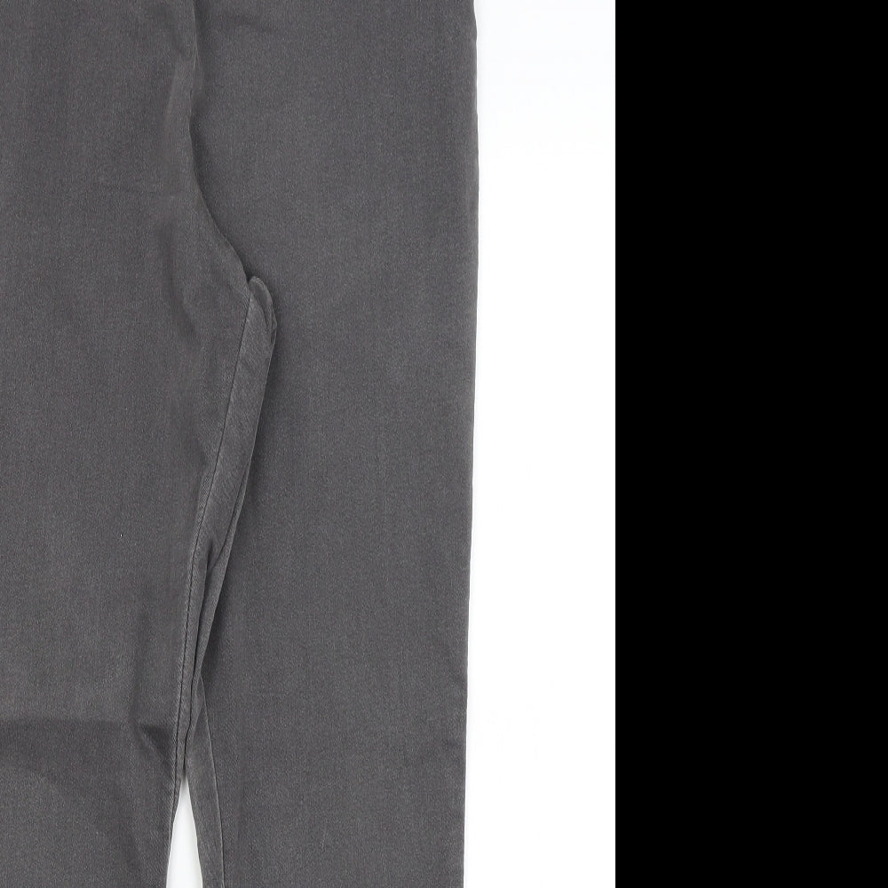 M&S Womens Grey   Jegging Jeans Size 12 L25.5 in