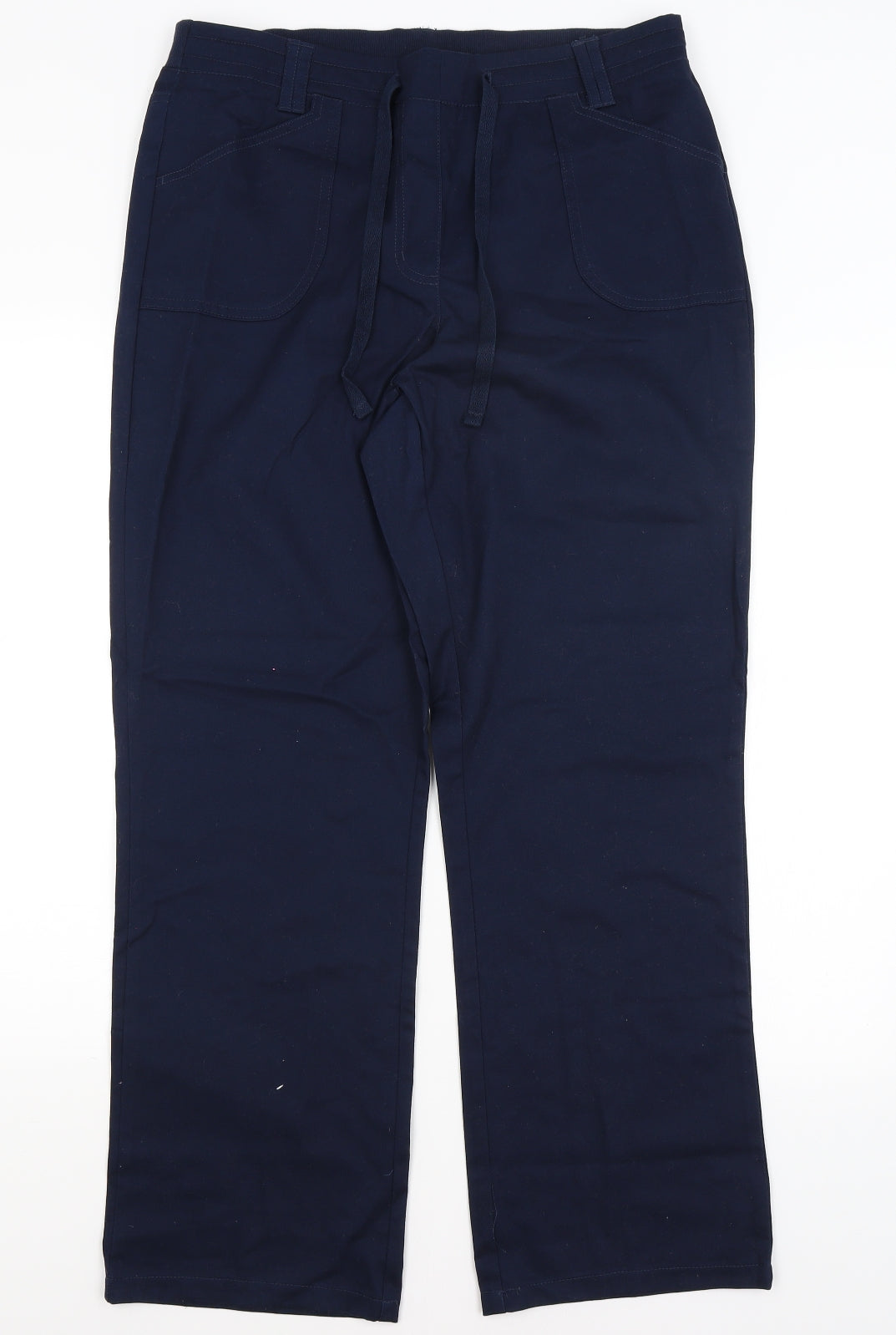 Cotton Traders Womens Blue   Trousers  Size 14 L29 in