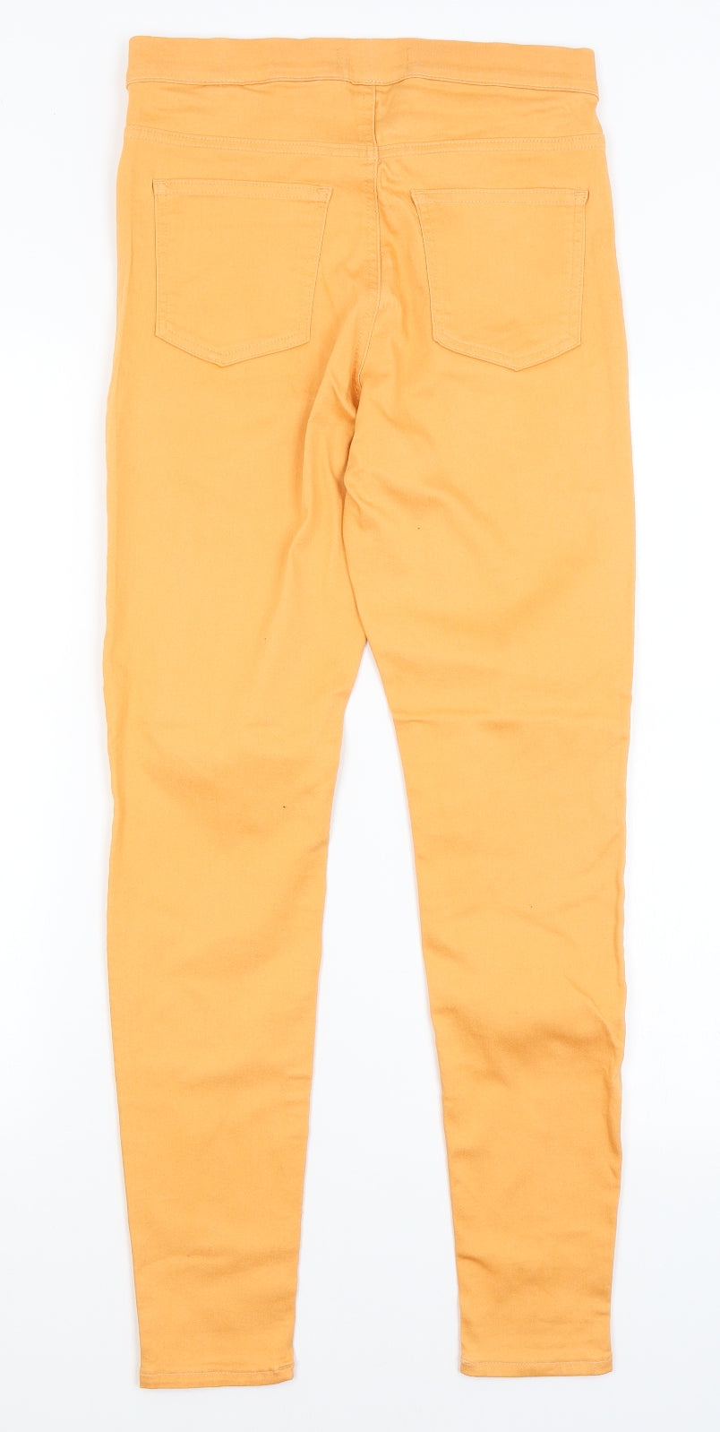 M&S Womens Orange   Jegging Jeans Size 10 L28 in