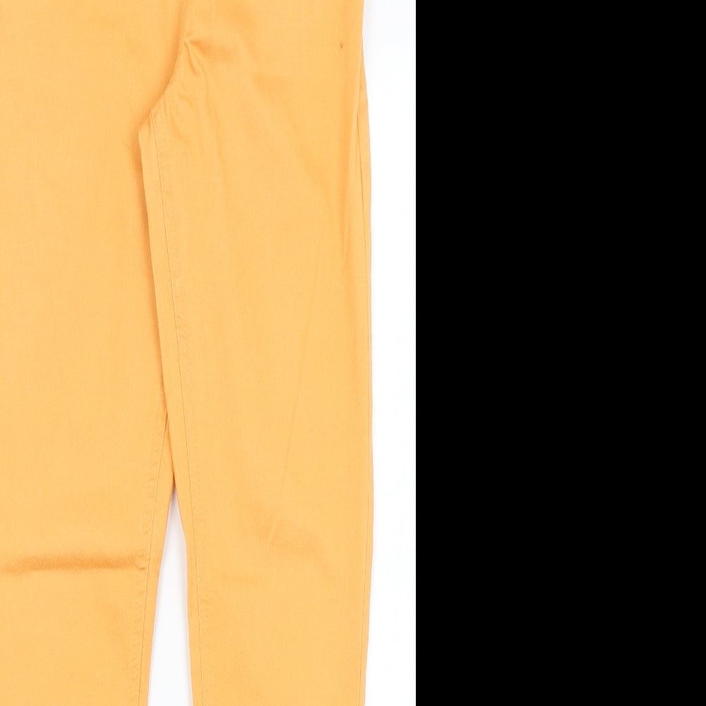 M&S Womens Orange   Jegging Jeans Size 10 L28 in