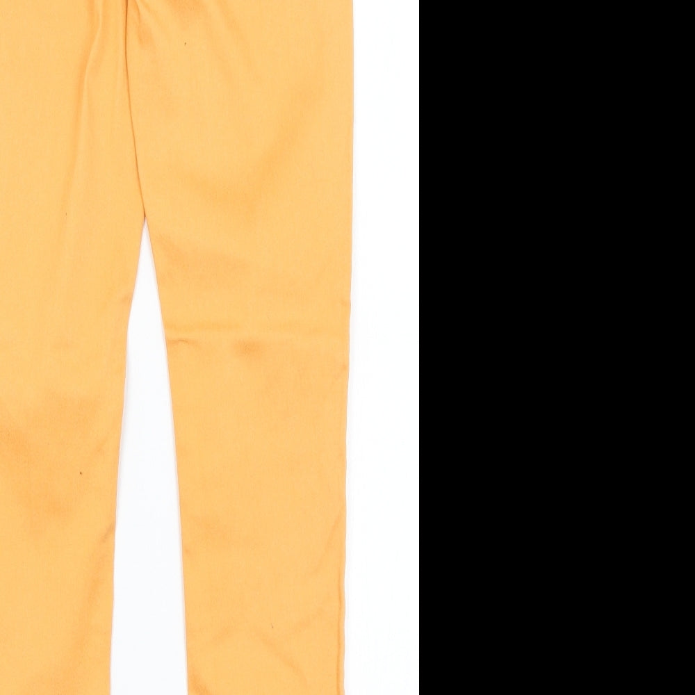M&S Womens Orange   Jegging Jeans Size 10 L28 in