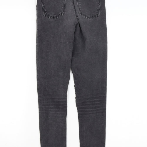 Topshop Womens Grey   Skinny Jeans Size 25 in L25.5 in