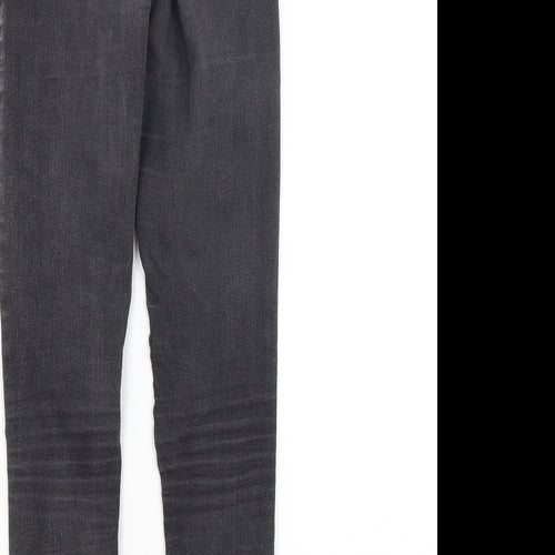 Topshop Womens Grey   Skinny Jeans Size 25 in L25.5 in