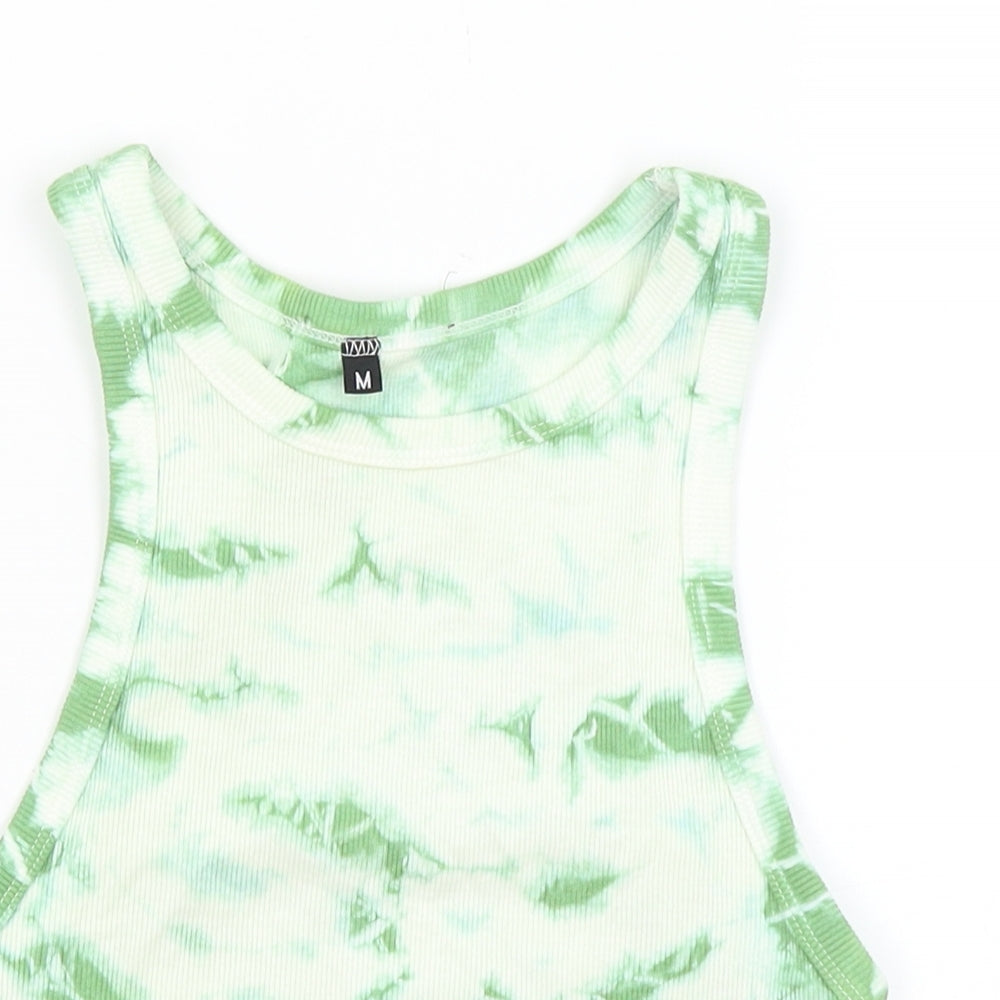 Preworn Womens Green   Cropped Tank Size M