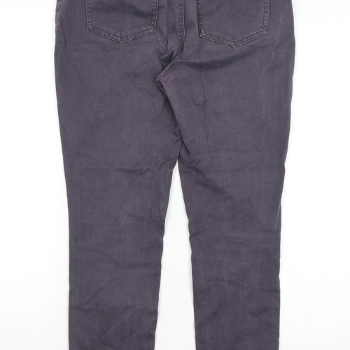 TU Womens Grey   Chino Trousers Size 12 L26 in