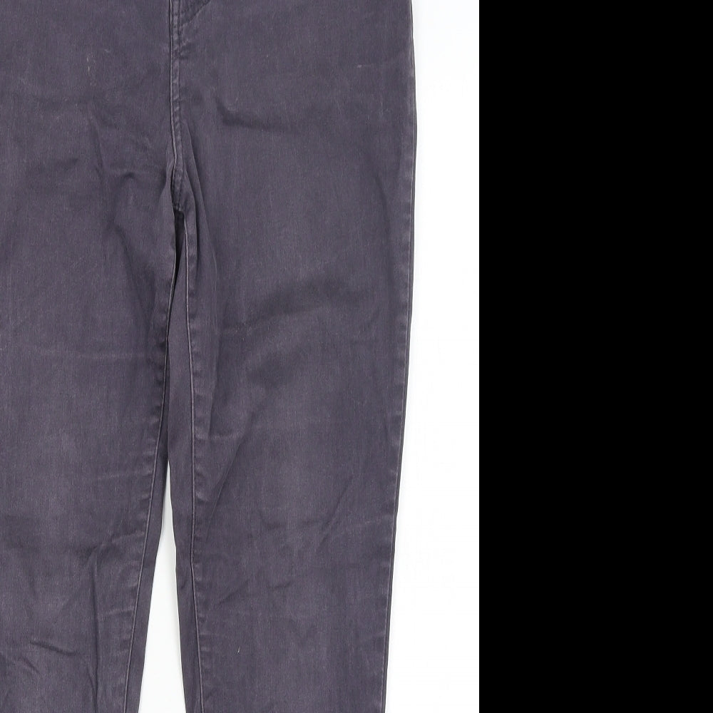 TU Womens Grey   Chino Trousers Size 12 L26 in