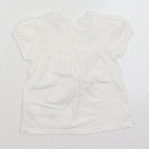 Little Nutmeg Baby White   Basic T-Shirt Size 12-18 Months