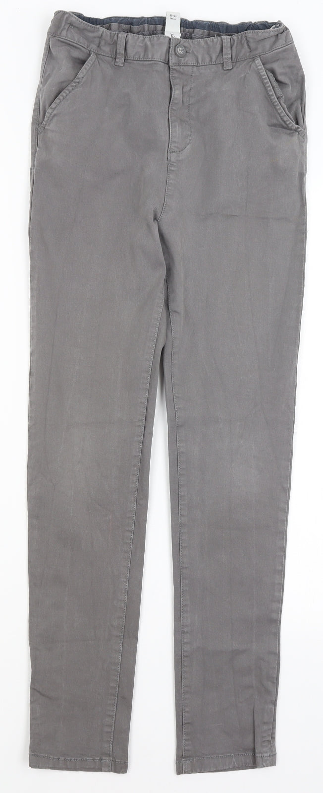 TU Boys Grey   Chino Trousers Size 11 Years
