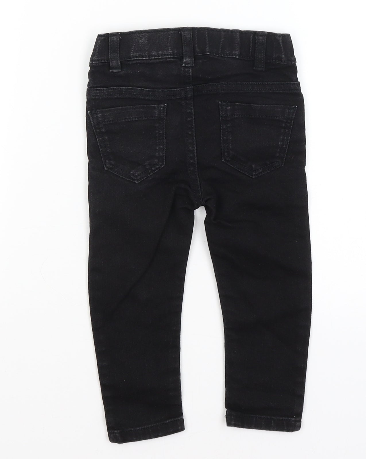 F&F Baby Black   Capri Jeans Size 12-18 Months