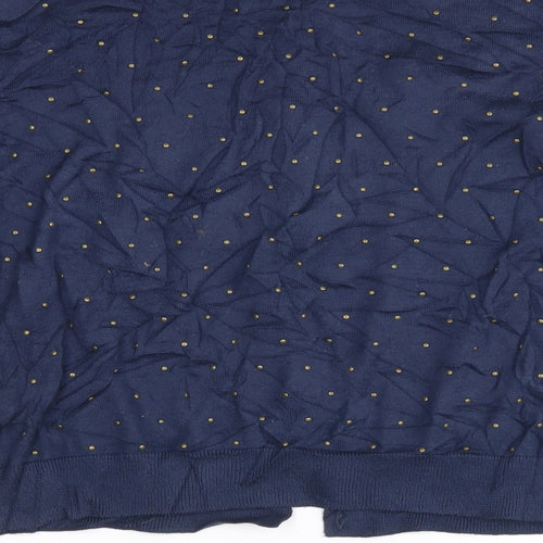 Limited Collection Womens Black Polka Dot  Cardigan Jumper Size 14