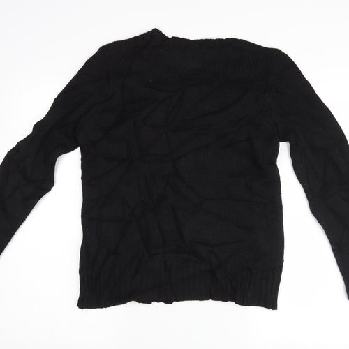 Avenue Womens Black   Pullover Jumper Size M