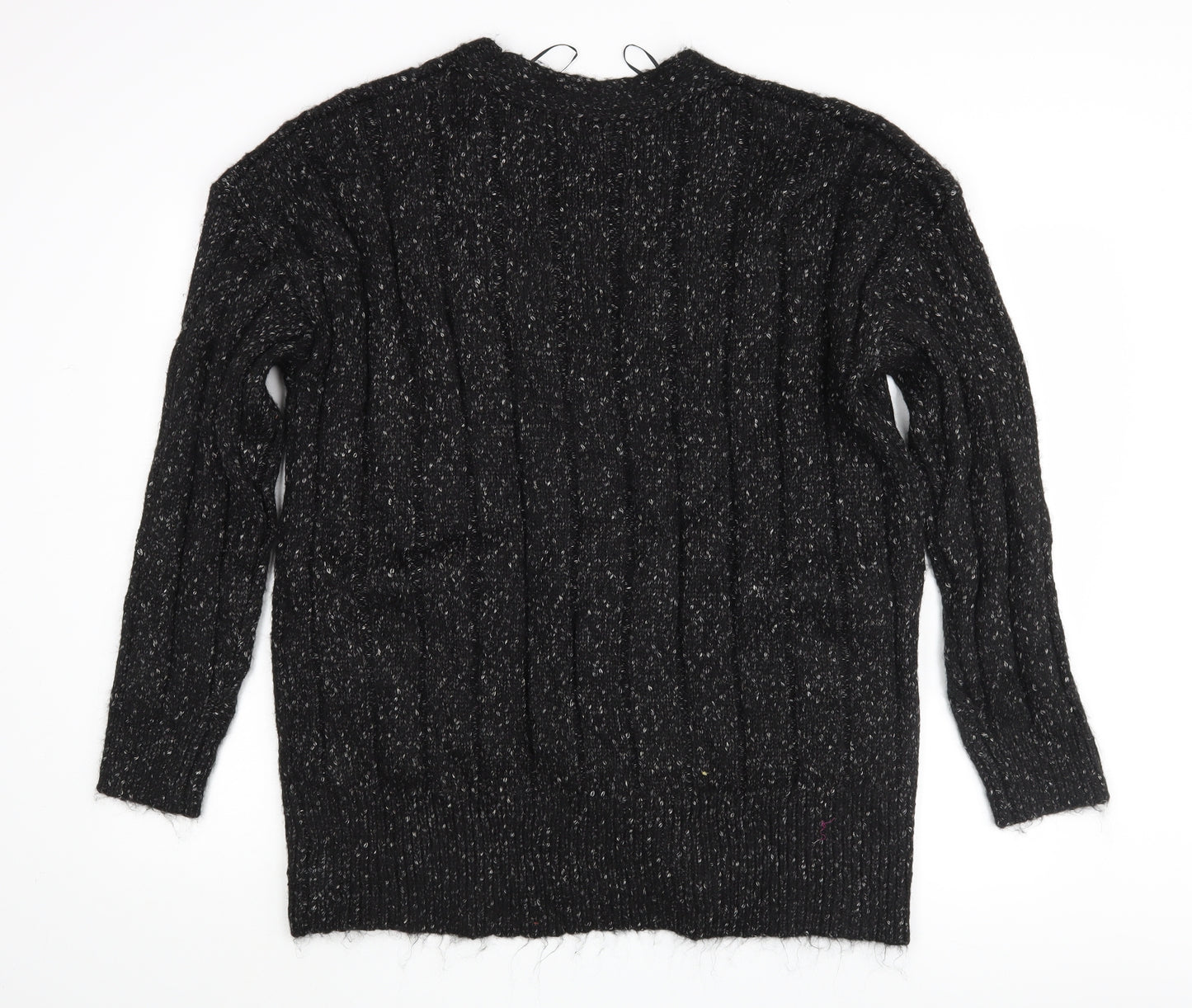 Marks and Spencer Womens Black   Cardigan Jumper Size L