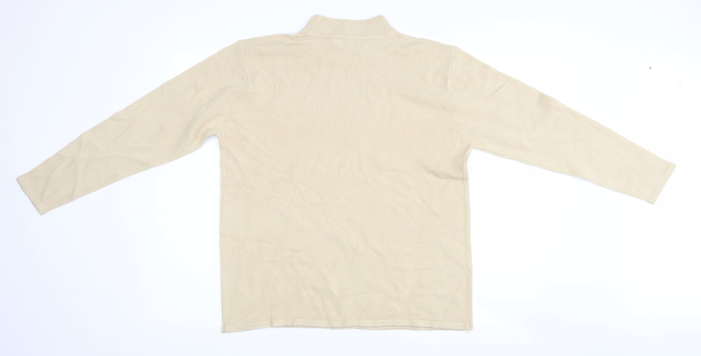 Bonmarché Womens Beige   Pullover Jumper Size M